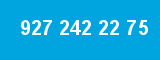 927 242 22 75 927 242 22 75